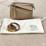 #閒置新 #超值特價 LOEWE Puzzle Bag Mini#拼圖包 柔軟牛皮｜金色五金細節｜小巧實用卻充滿設計感