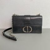 Dior迪奧💜 蒙田30 藤格紋銀扣限量款 98新 20年