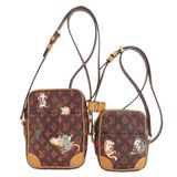 路易威登 M44399 Panam Set Catgram 單肩包，Monogram 帆布材質，女款