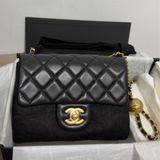 🖤Chanel 香奈兒 22B金球方胖黑色 二手閒置 芯片款🖤