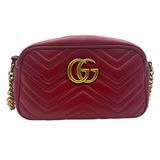 【美收精品】Gucci 紅色相機包 C-673【隔月月中將轉賣至日本 上架期限30天】