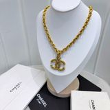 CHANEL 經典復古熔岩鏈條CC項鏈 IA592