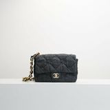 Chanel 22s CF牛仔粗鍊腋下包/芯片款
