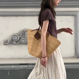 Loewe 草編包 托特包 肩背包