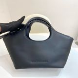 Balenciaga巴黎世家mary kate so black小托特粗拉鍊菜籃子