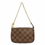 Louis Vuitton Damier 迷你手拿包配件 N58009 Ebene 女士包/小包