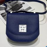 愛馬仕  Hermes 馬賽克Mosaique au 24，M3墨水藍 Epsom小牛皮 D刻，尺寸21cm