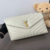YSL 聖羅蘭 大號loulou方胖子 底長30。
