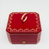 Cartier 卡地亞 love 窄版 玫瑰金 戒指 50碼