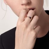 cartier卡地亞 玫瑰金 love 單鑽 戒指 窄版51碼