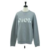 Christian Dior 灰色棉質運動鞋，貨號 179654M