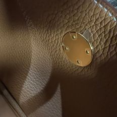 Hermes 37金棕Togo皮 金釦LIndy26-13