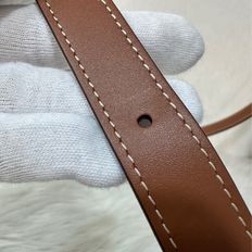 CELINE 191442 白色 Triomphe 帆布 牛皮 Bucket Small 肩背包 水桶包-42
