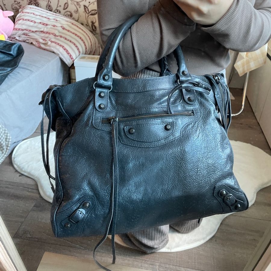Balenciaga機車包 二手 保存良好-0