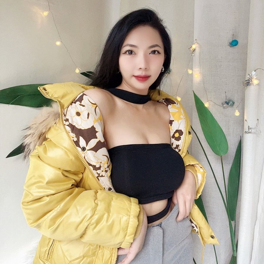 芥末亮黃活潑青春帶毛領青春日誌 古董古著羽絨澎厚磅外套vintage-2