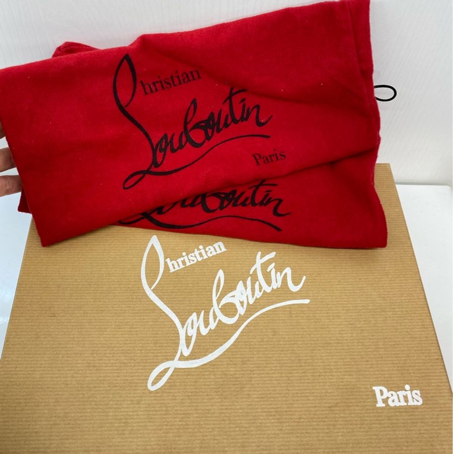 紅底鞋Christian Louboutin經典紅色漆皮魚口細跟12公分高跟鞋-9