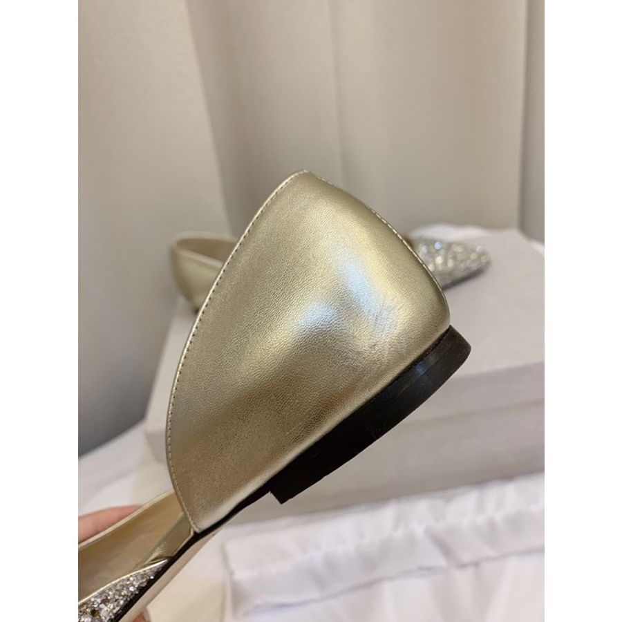 Jimmy choo 亮片平底鞋 婚鞋 35.5-5