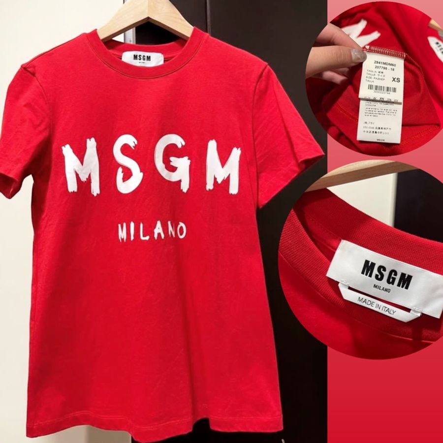 MSGM Logo 短T-0