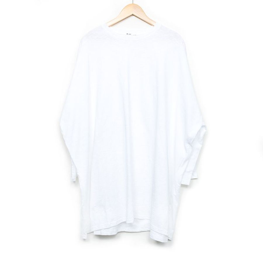 【郭靜私服】素色棉質長版上衣 + H&M 無袖點點長版背心-1
