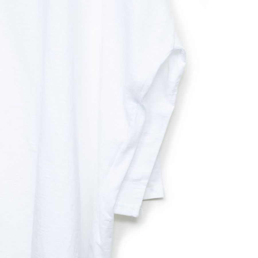 【郭靜私服】素色棉質長版上衣 + H&M 無袖點點長版背心-4
