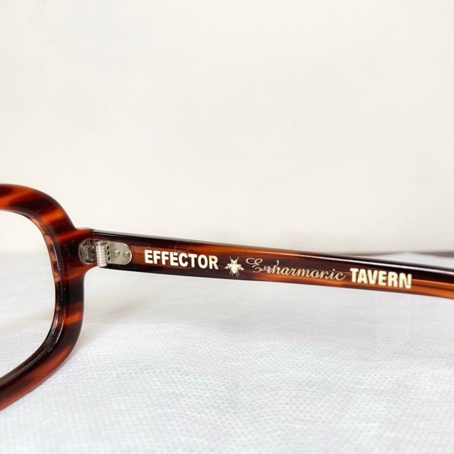 EFFECTOR 暗紅細紋粗框日本手工眼鏡-4