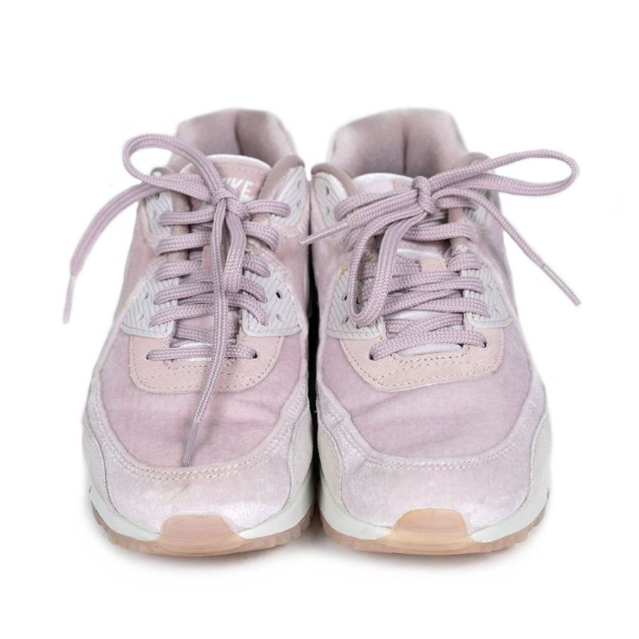 【古娃娃私服】Nike Air Max 90 紫灰色麂皮亮面款-1