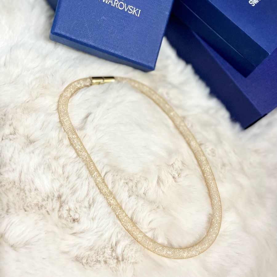 SWAROVSKI 施華洛世奇磁扣式 雙環水晶手環/項鍊(正品)-2