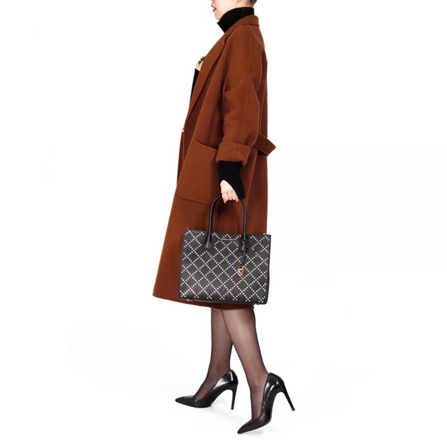 楊冪Michael Kors MK MERCER 手提斜背包-6