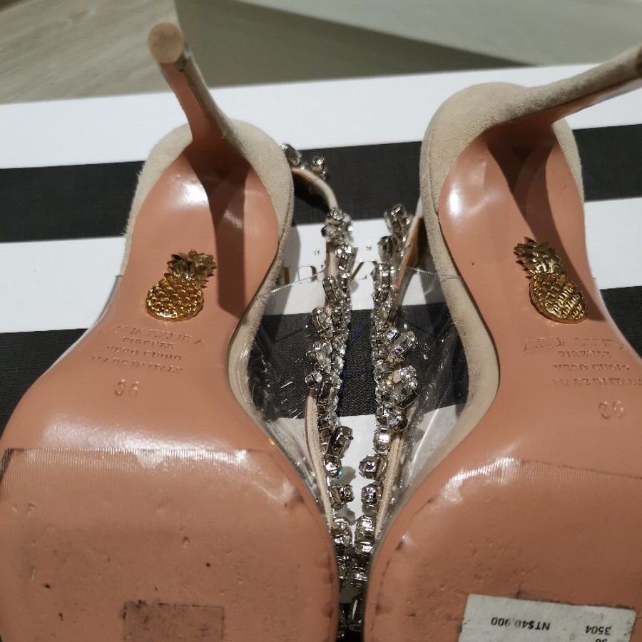 AQUAZZURA 水晶高跟鞋-1