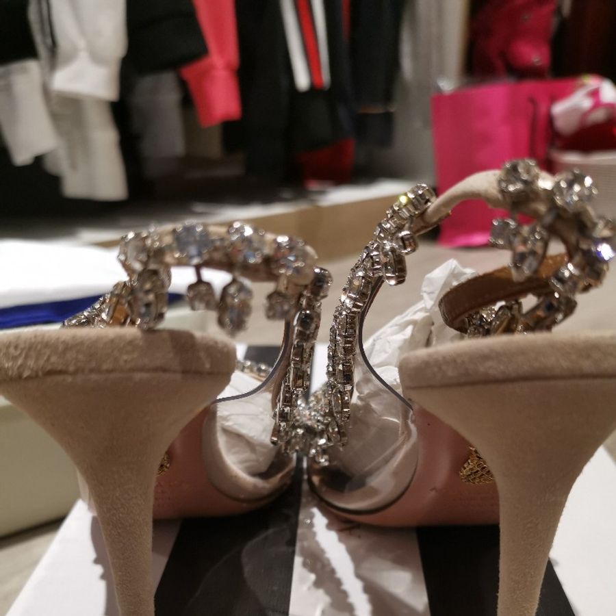 AQUAZZURA 水晶高跟鞋-2