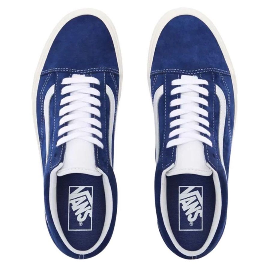 VANS OLD SKOOL LIMOGES 藍 帆布鞋 滑板鞋 麂皮 布鞋 球鞋 VN0A4U3B2O6 女款 男款-1