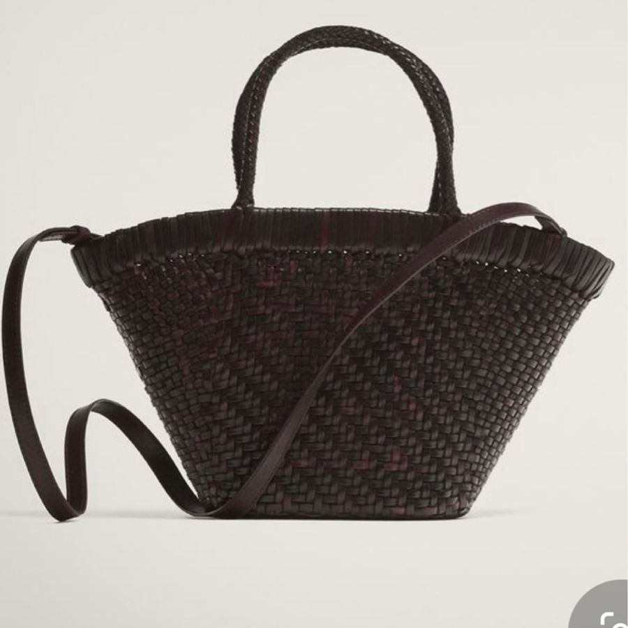 Massimo Dutti 皮革編織包 原價7900-0