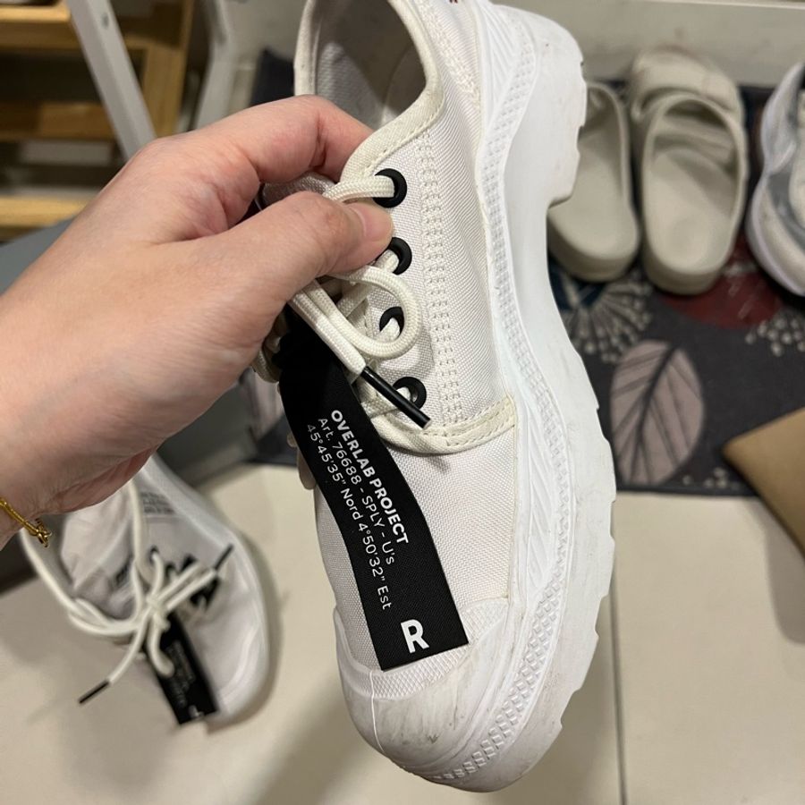 Palladium 經典帆布變化款標籤鞋小白鞋-8