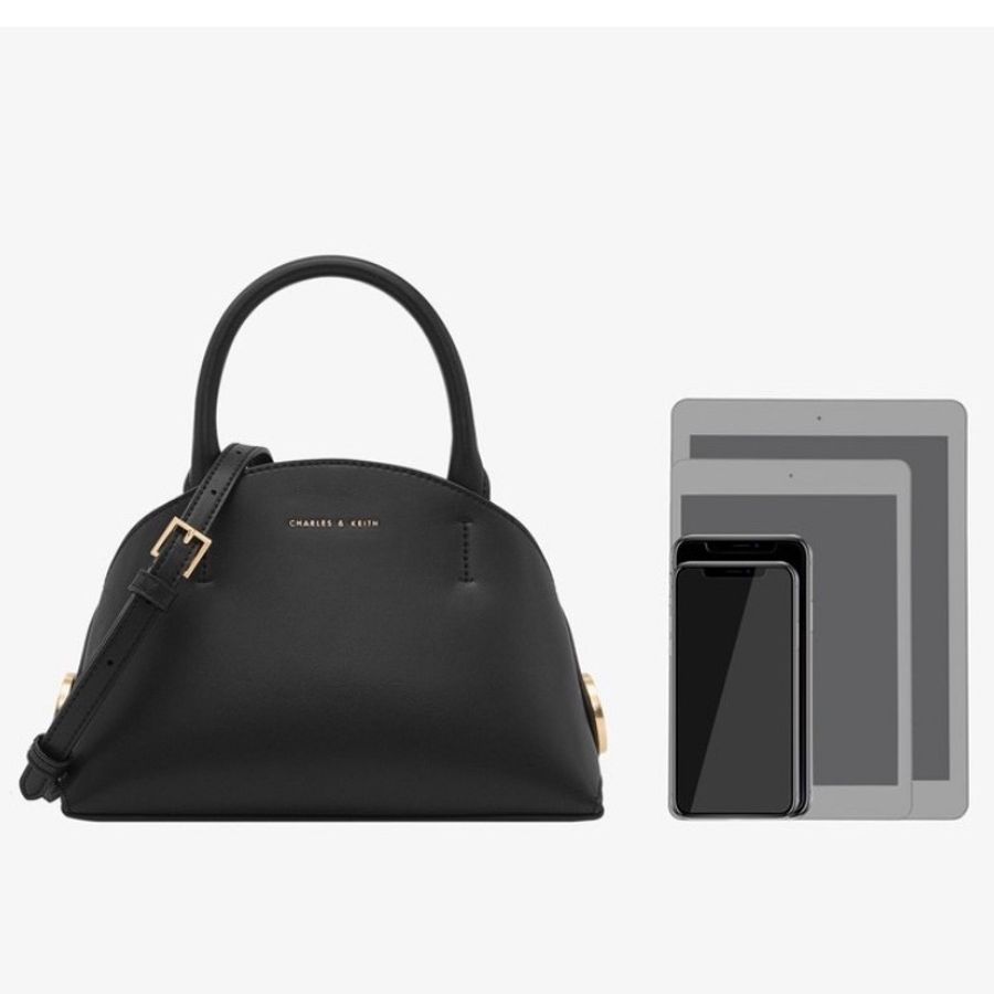 Charles & Keith 小CK 新加坡品牌 簡約女士 手提包 貝殼包 斜背包 側背包 肩背包 包包-2