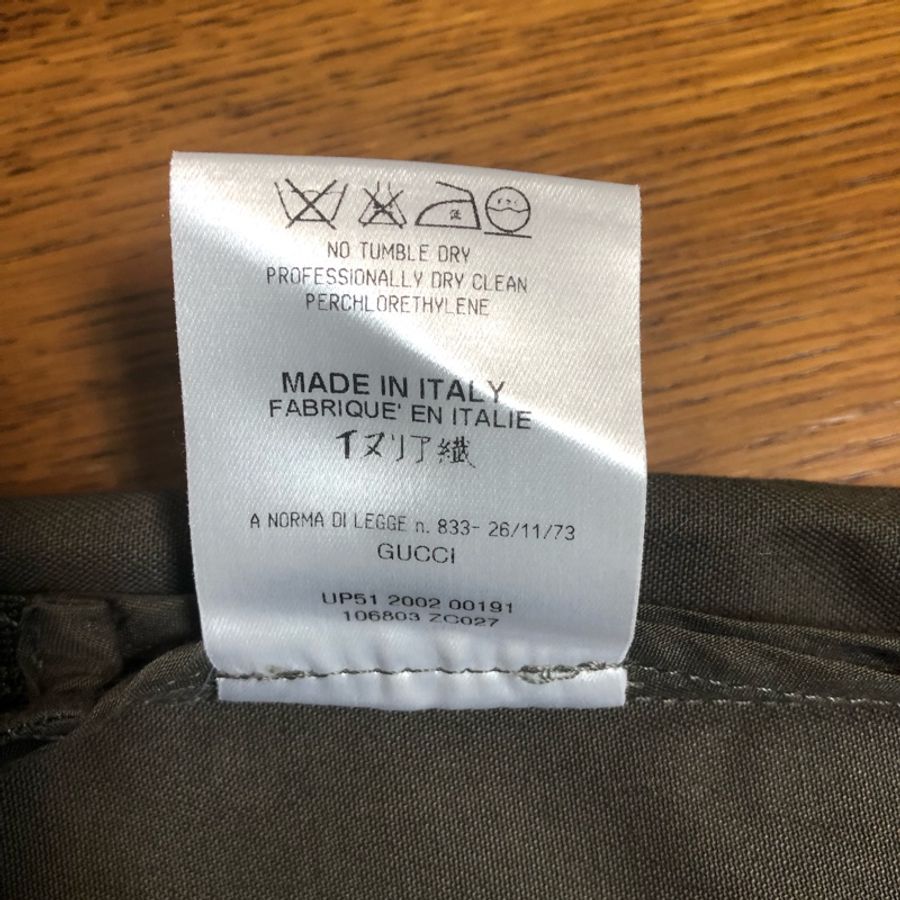 Gucci 軍綠及膝裙-8
