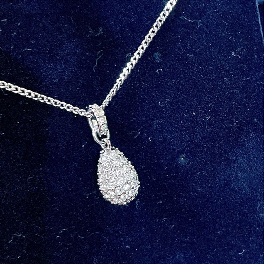 Swarovski 施華洛世奇經典水滴水晶項鍊-2