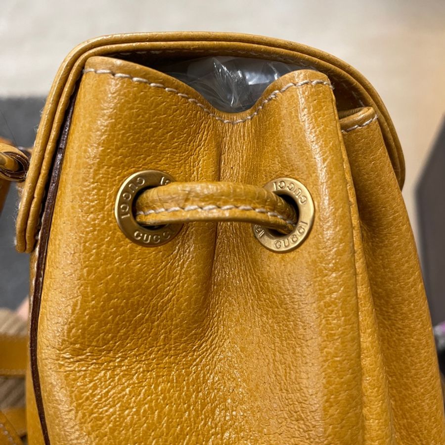 Gucci 迷你竹節後背包 Vintage-7