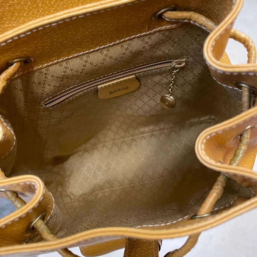 Gucci 迷你竹節後背包 Vintage-8