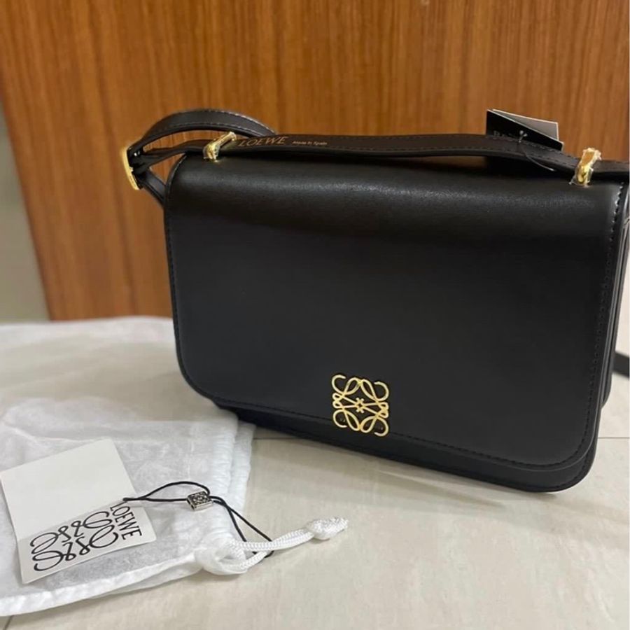 Loewe Goya Bag Black 精品包 真皮 名牌 日常 百搭 黑色-0