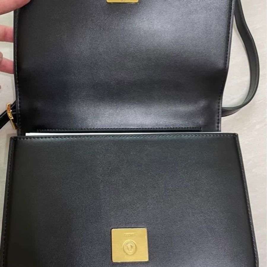 Loewe Goya Bag Black 精品包 真皮 名牌 日常 百搭 黑色-6