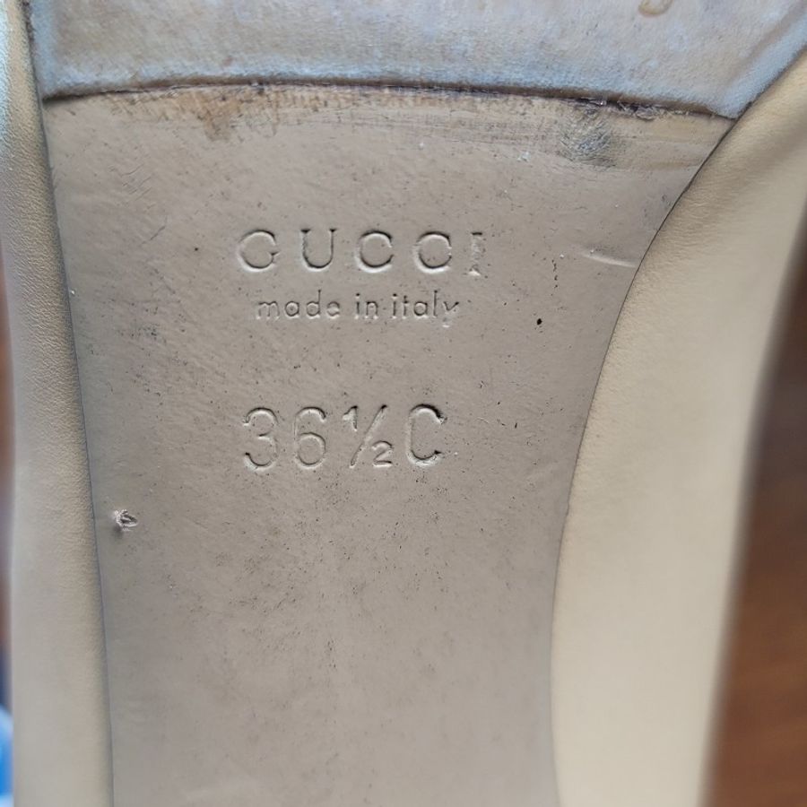 Gucci logo 高跟鞋-6