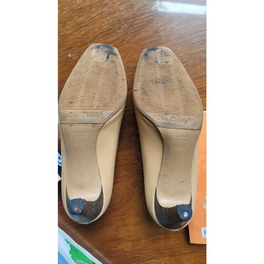 Gucci logo 高跟鞋-9