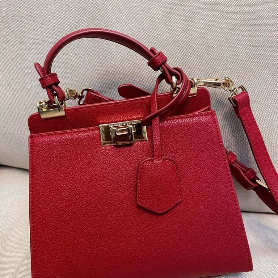 小CK 凱莉包 CHARLES KEITH (紅色)-1