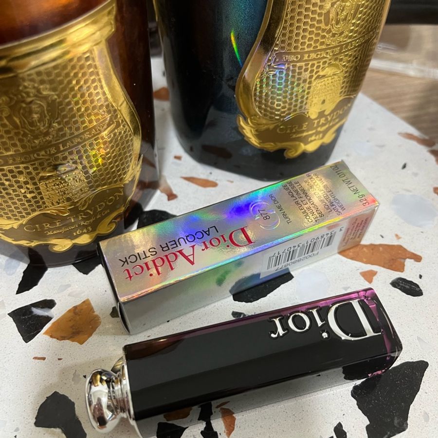 ❤️‍🔥全新 免運✨Dior Addict 絕版 癮誘超模漆光唇釉  #877 薄塗日常 厚塗氣場-3