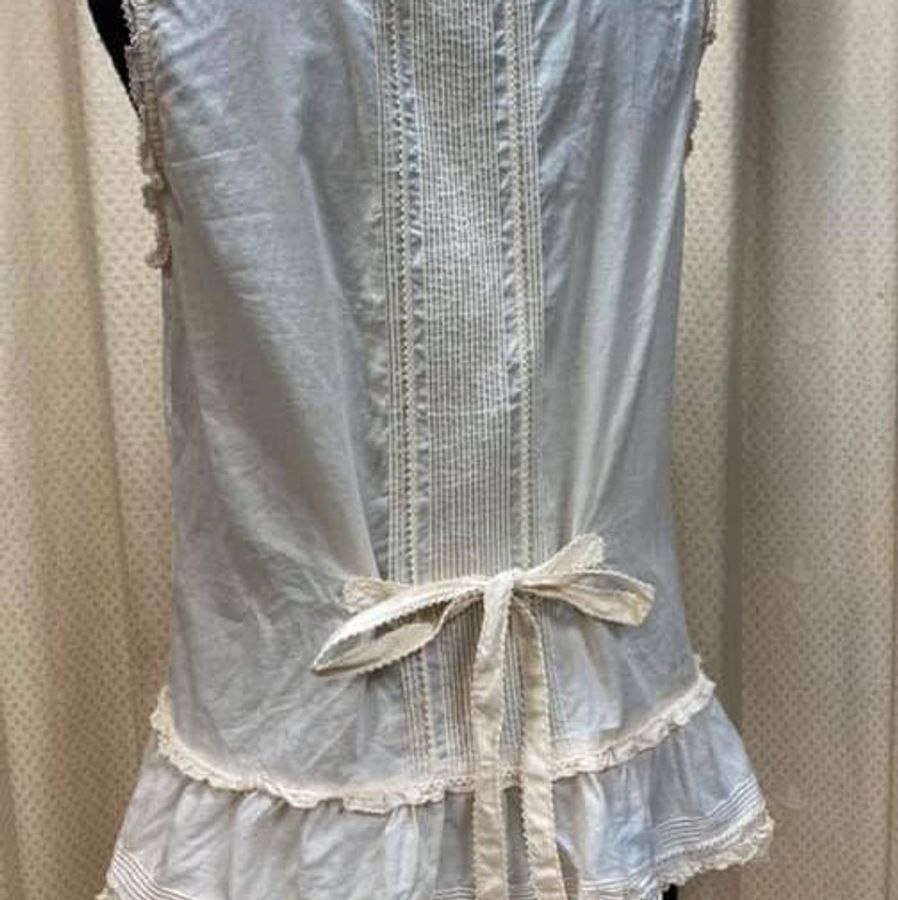 日本品牌Pink House精緻米棉蕾絲絕美背心-2