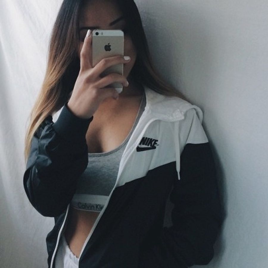 NIKE 運動外套 AS NIKE WINDRUNNER 防風外套黑白配色-1