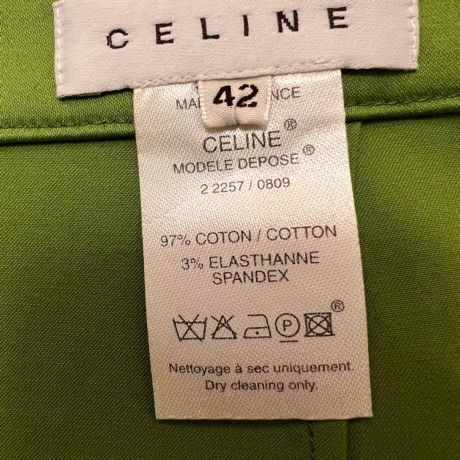🍒CELINE 前開叉窄裙 size:42 / 2F220515-1-6