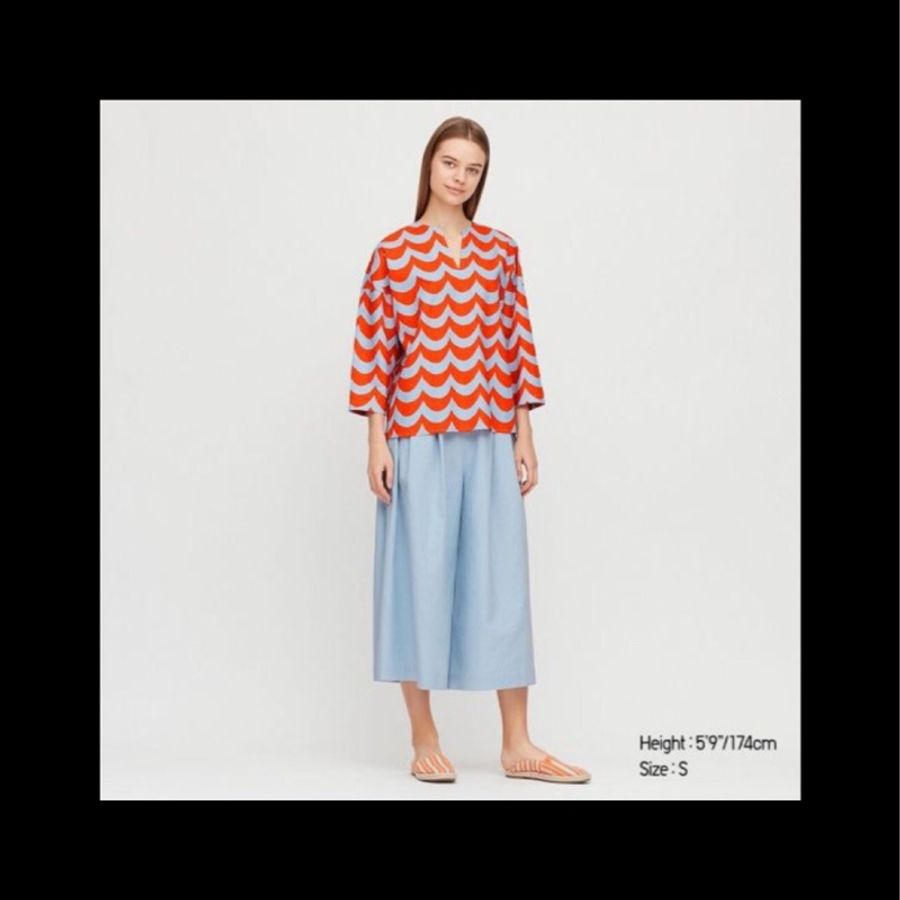 Uniqlo x Marimekko 聯名設計款上衣-6