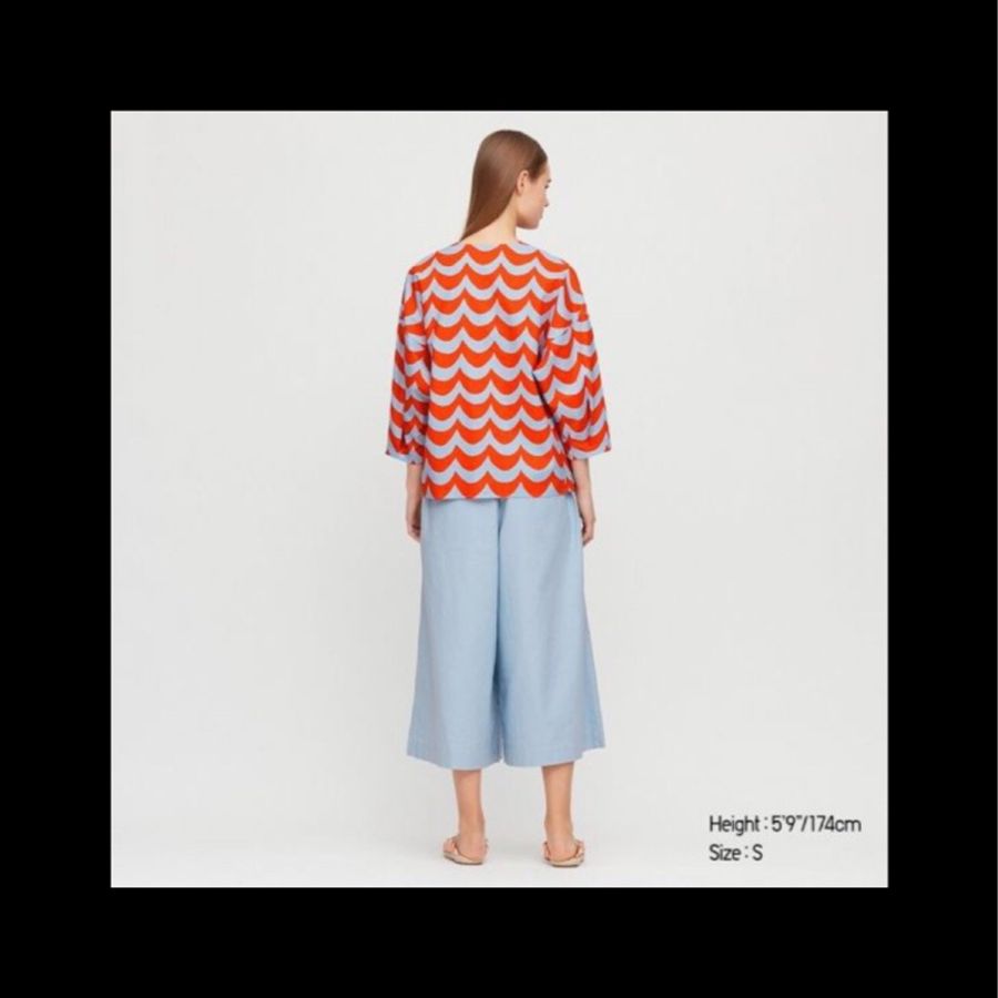 Uniqlo x Marimekko 聯名設計款上衣-7