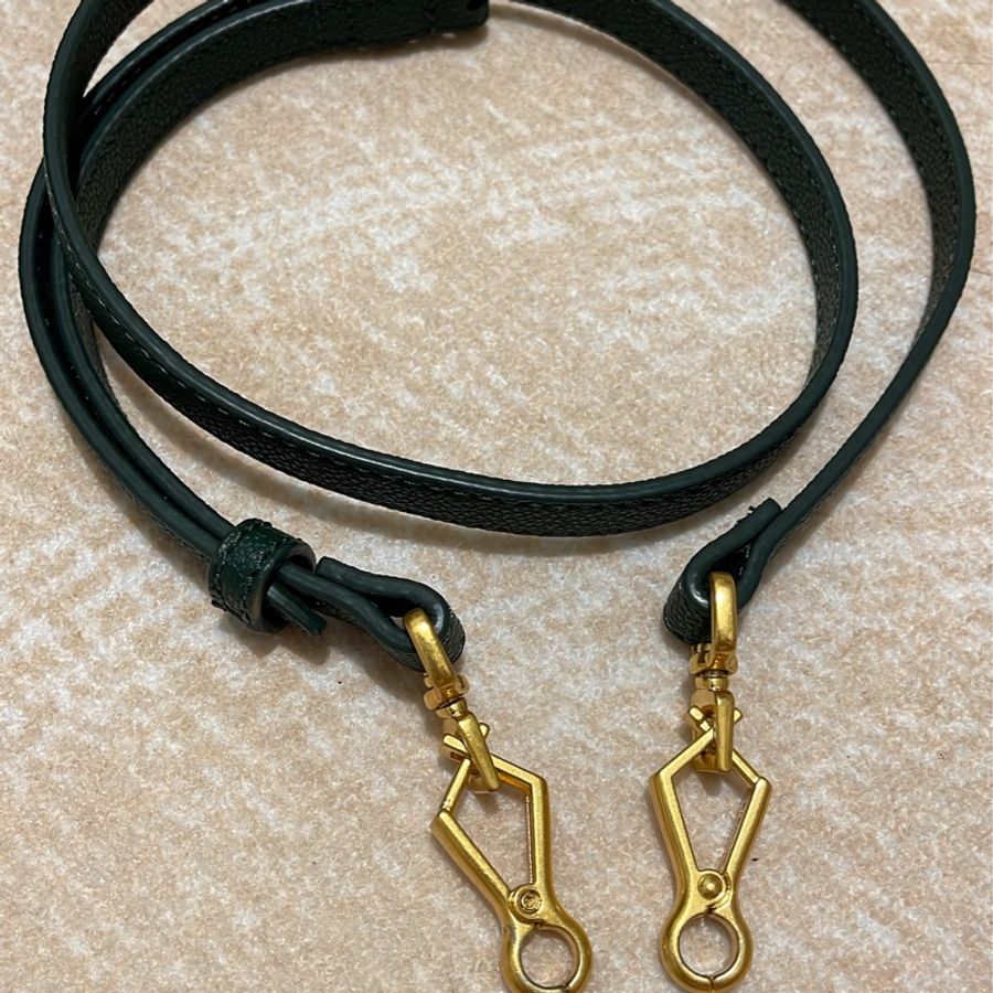 Charles & Keith 小凱莉包/墨綠色手提肩背兩用包/9.5成新-6